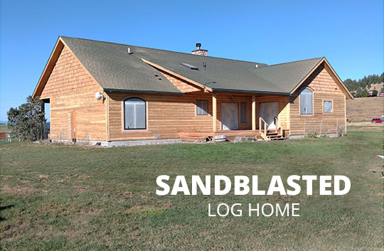 Cabin Stain Removing Sandblasting